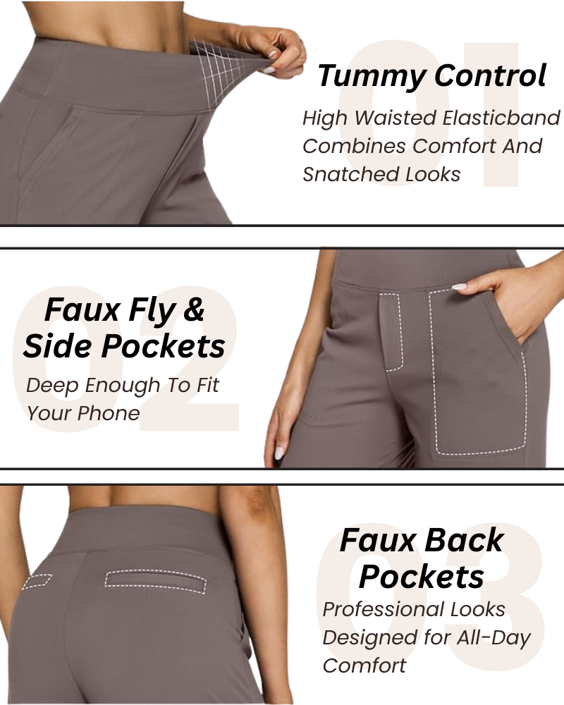 Savira Flex™ High Waisted Work Pants