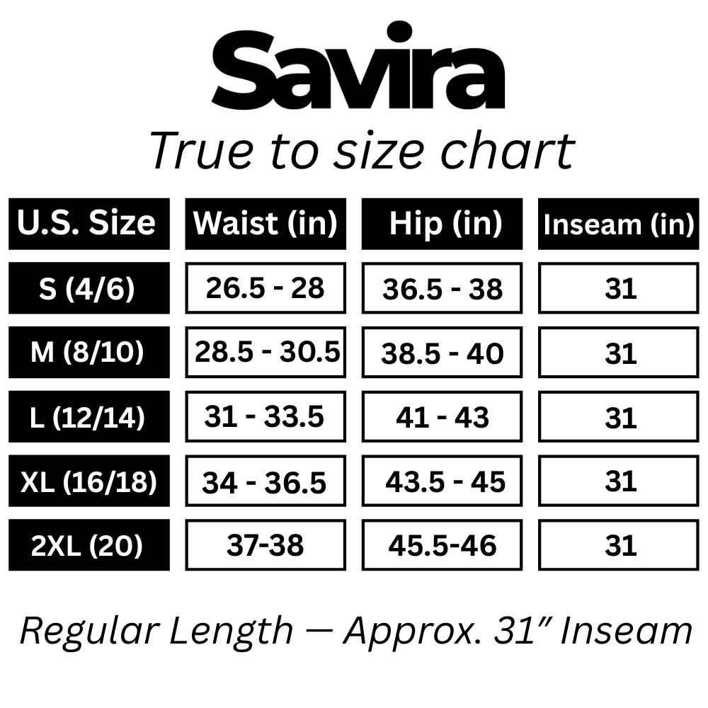 Savira Flex™ High Waisted Work Pants